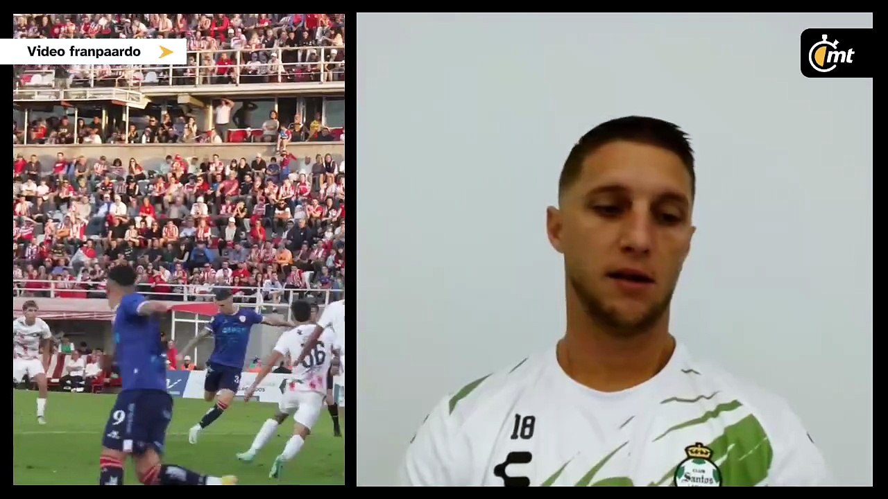 Franco Pardo, jugó en segunda, fue héroe en un partido de Libertadores y hoy es capitán de Santos