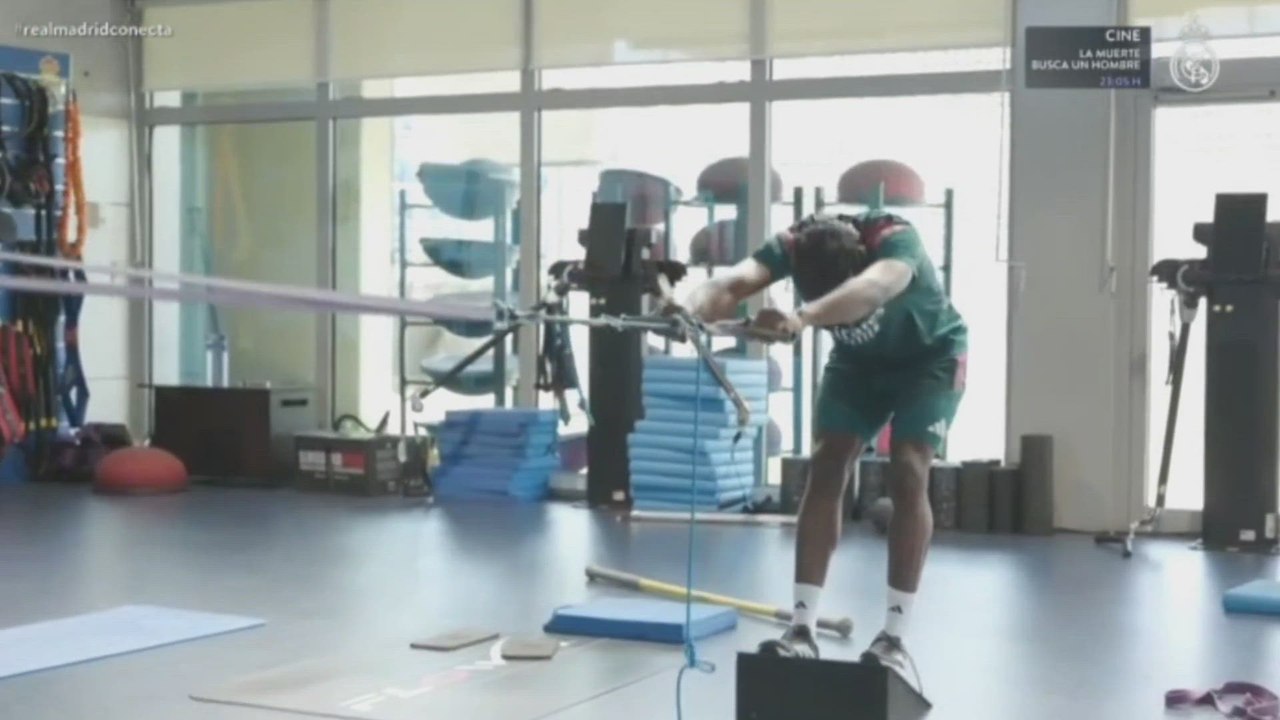 Diomande's first training as Real Madrid player
