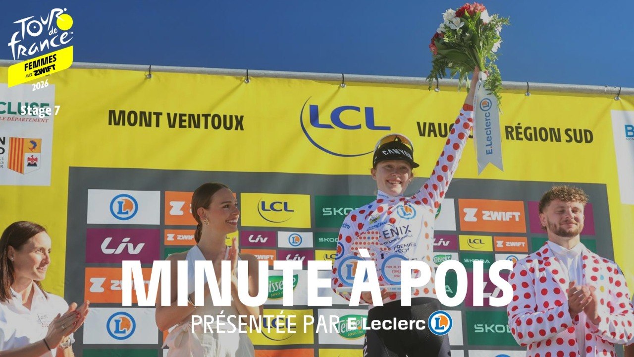 Tour de France Femmes avec Zwift 2026 - Stage 7 E.Leclerc Polka Dot Jersey Minute