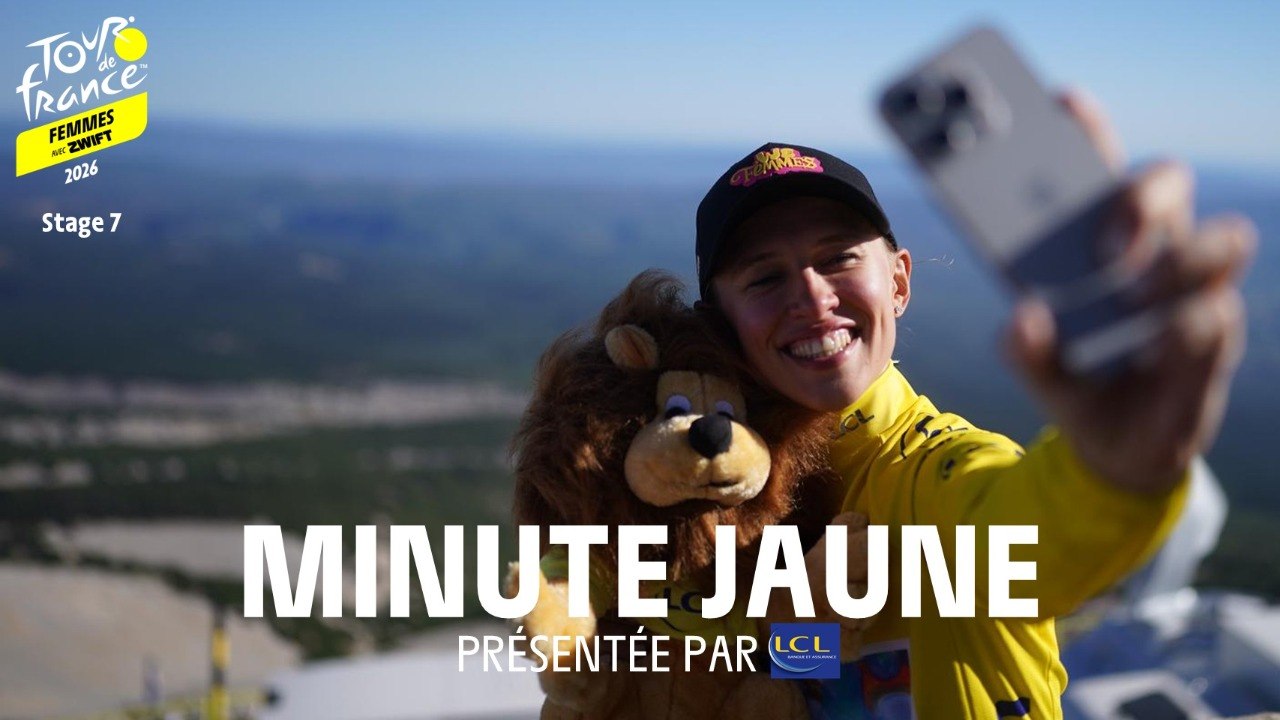 Tour de France Femmes avec Zwift 2026 - Stage 7 Minute maillot Jaune LCL