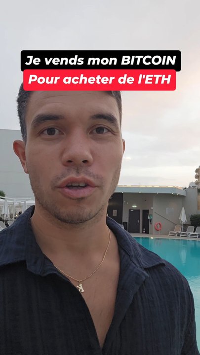 Je vends mon Bitcoin pour acheter de l'ETHEt to...