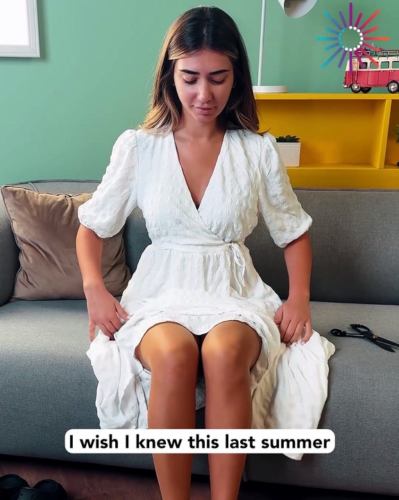 Pantyhose trick to handle the summer heat☀️✨