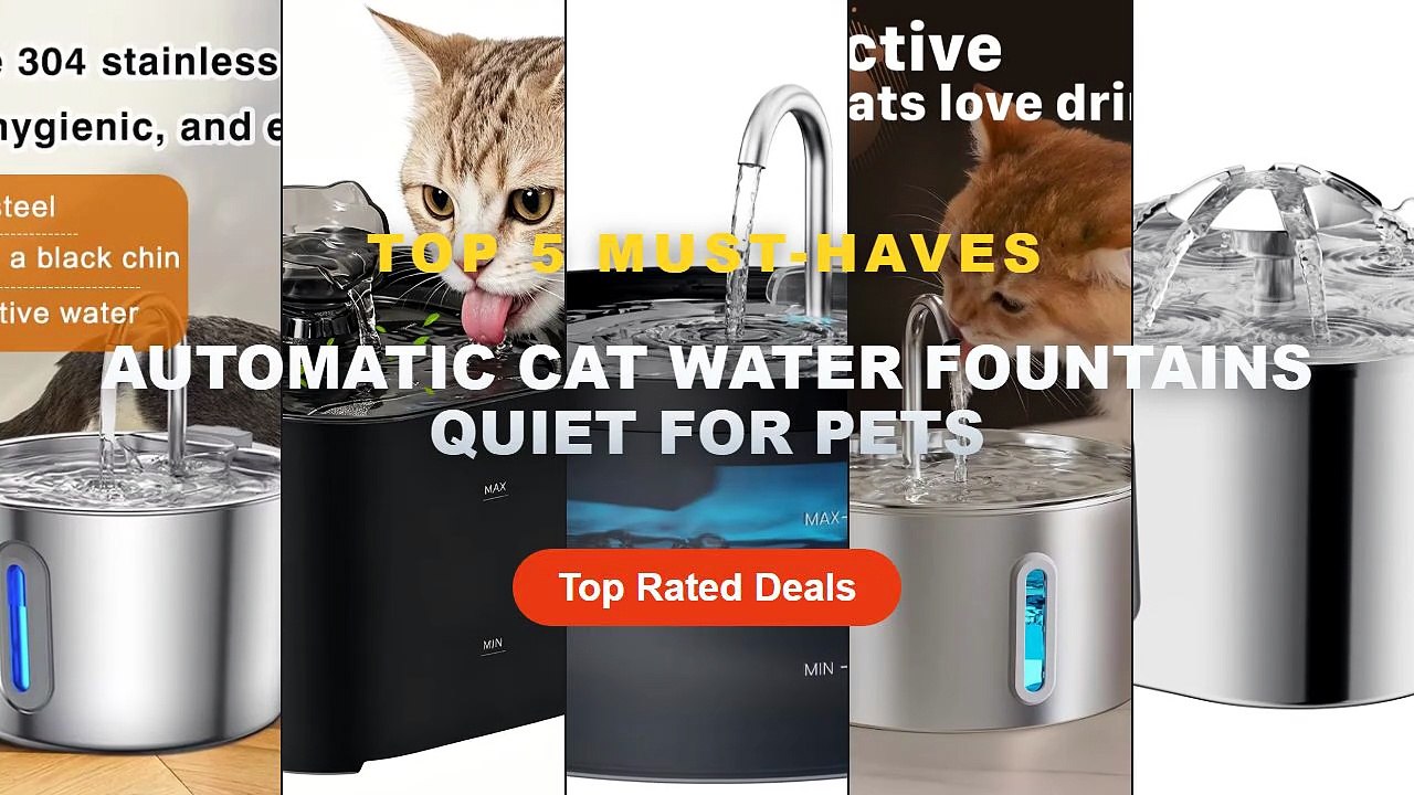 Don't Buy Automatic Cat Water Fountains Quiet For Pets Before Watching This! - 2.2L Cat Drinking Fountain Automatic Stai...