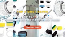 Cheap & Best Compact Electric Spin Scrubbers For Bathroom Tiles Unboxing & Review