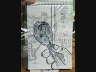 Croquis pour une BD Western