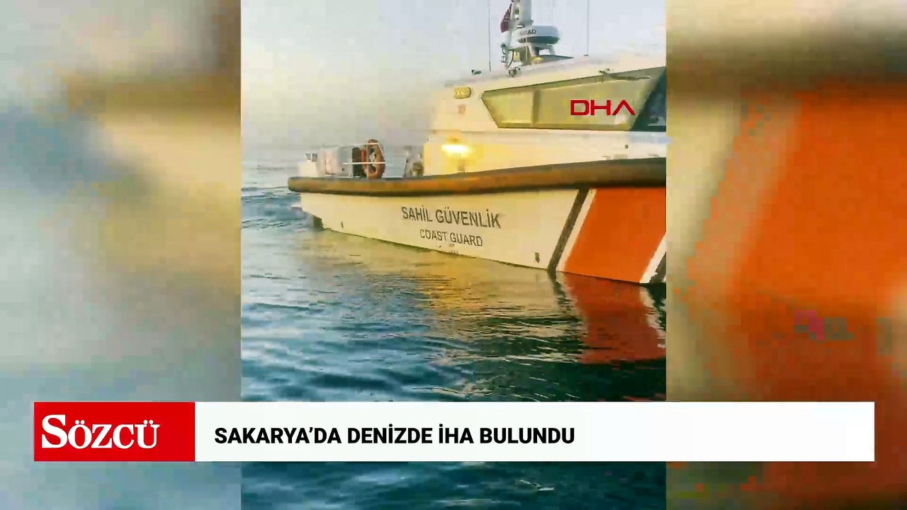 Sakarya’da denizde İHA bulundu