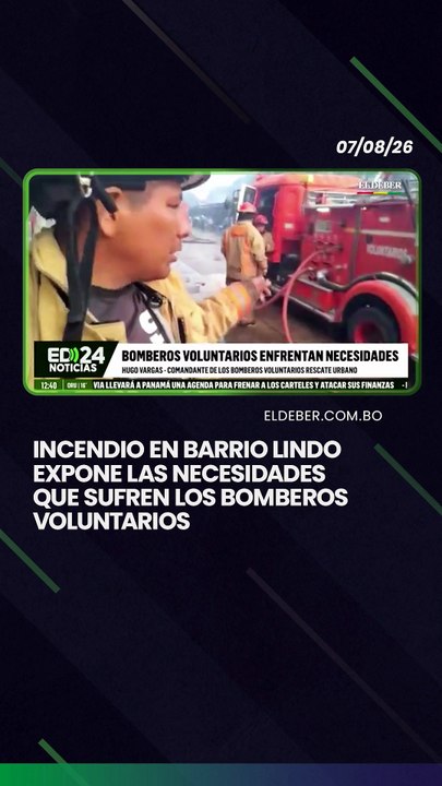 Incendio en Barrio Lindo expone las necesidades que sufren los bomberos voluntarios