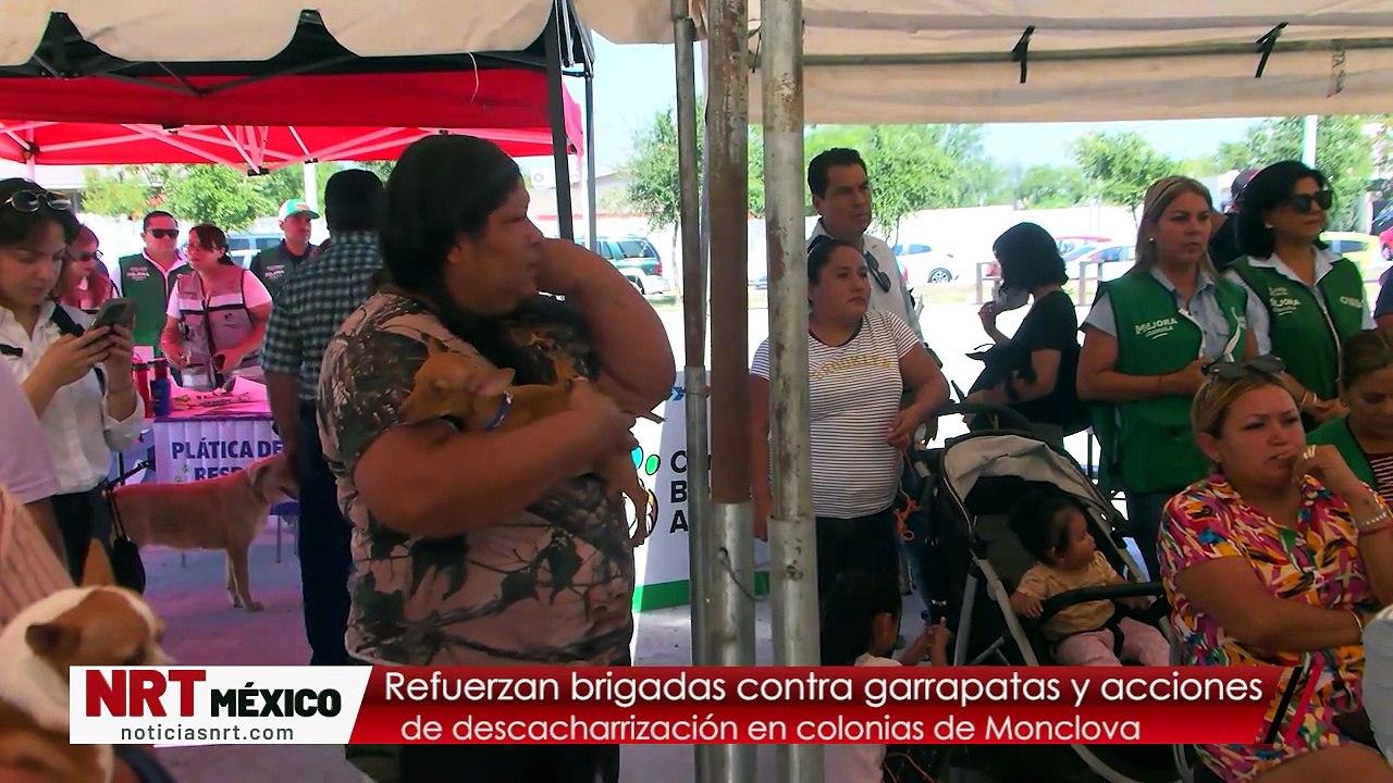 Refuerzan brigadas contra garrapatas y acciones de descacharrización en colonias de Monclova