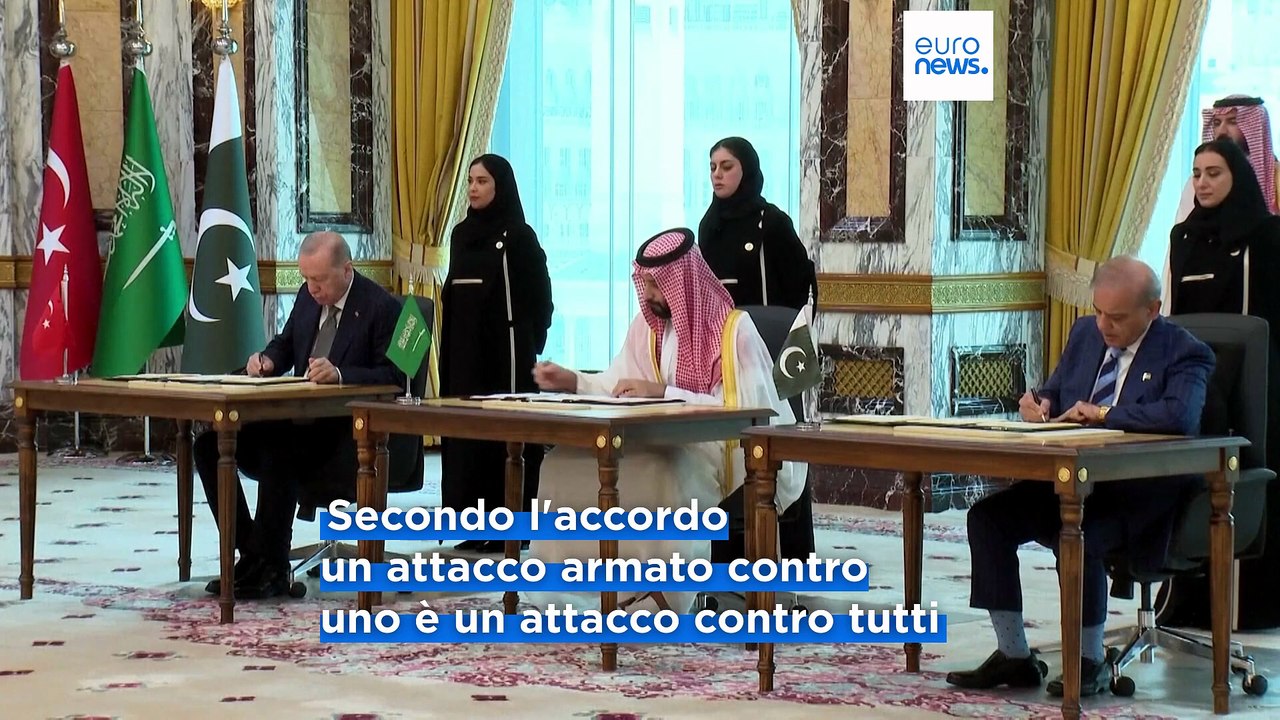 Arabia Saudita, Turchia e Pakistan firmano patto di difesa comune mentre cresce la tensione regionale