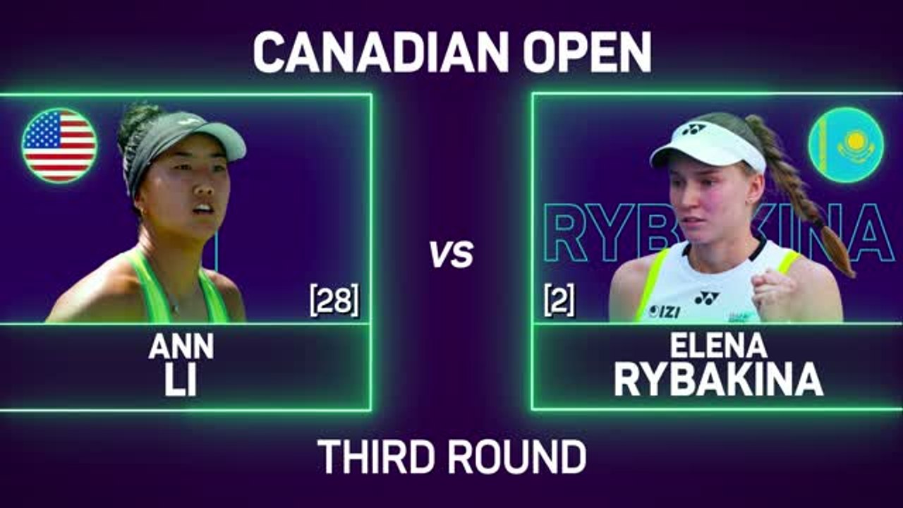 Rybakina battles past Li in Toronto