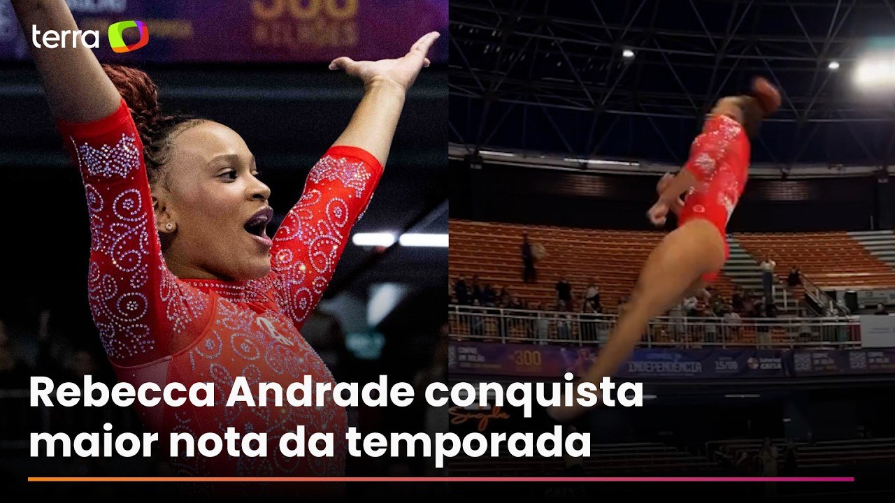 Rebeca Andrade conquista a maior nota do mundo no salto em 2026
