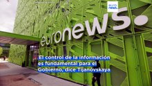 Exclusiva: Tijanóvskaya señala que Lukashenko llama ''extremista" a 'Euronews' por venganza
