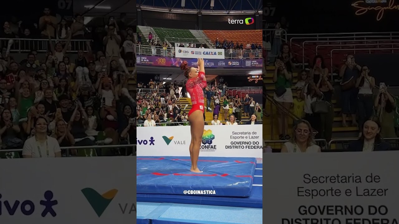 Rebeca Andrade conquista a maior nota do mundo no salto em 2026 #shorts