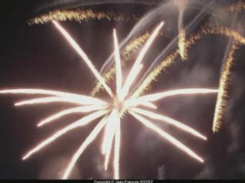 Feu d'artifice - Ville de Wattrelos 2008 - 13 juillet 2008