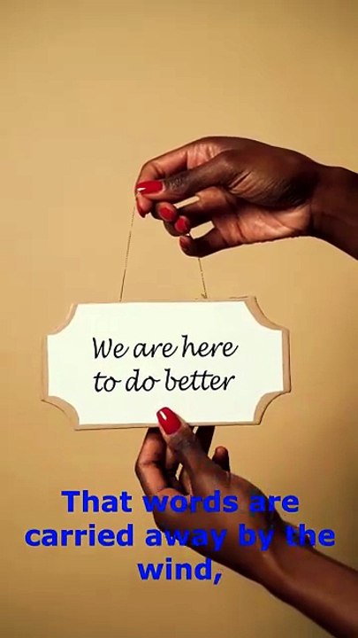 We have heard it said