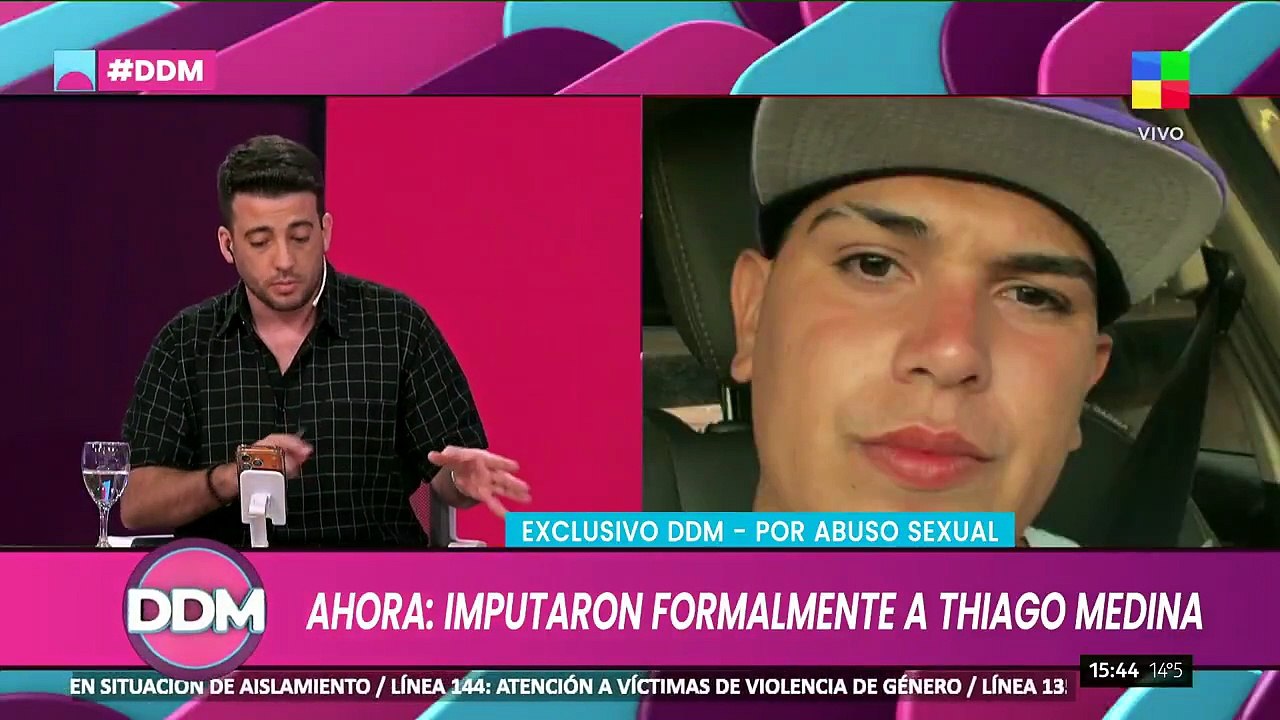 Thiago Medina imputado por abuso sexual