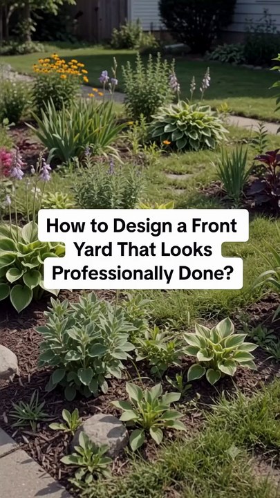 Layer Plants for a More Finished Front Yard