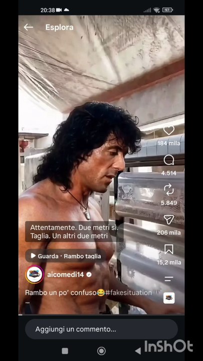 Un Rambo IA  confuso