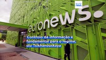 Bielorrússia: classificar Euronews como "extremista" é vingança de Lukashenko, diz Tsikhanouskaya