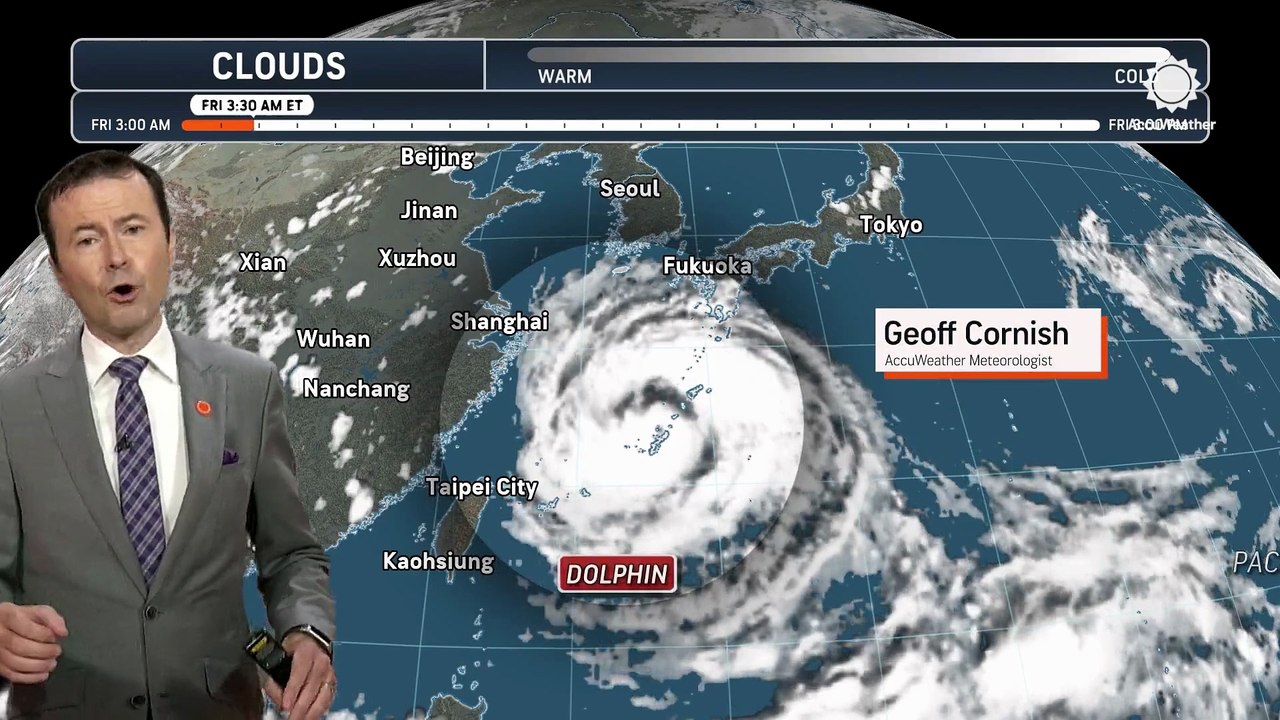 Typhoon Dolphin bears down on southeast China