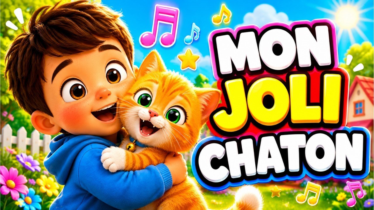 Mon Joli Chaton 🐾 | Comptine pour Bébé | Chans...
