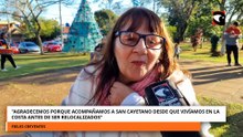 AGRADECEMOS PORQUE ACOMPAÑAMOS SAN CAYETANO DESDE QUE VIVÍAMOS EN LA COSTA