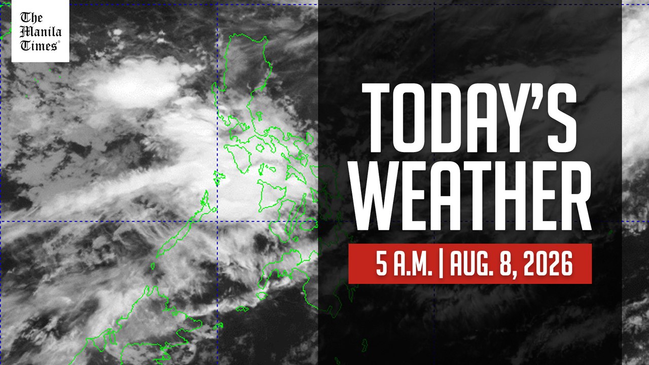 Today's Weather, 5 A.M. | Aug. 8, 2026