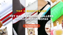 Amazing Pet Hair Removal Rollers Reusable For Sofas You Need To See - Washable Lint Sticking Roller Portable Pet Hair Re...