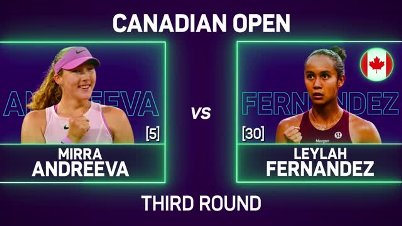 Andreeva stunned by Fernandez in huge Canadian Open upset