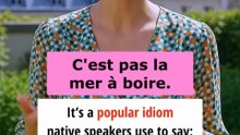 Learn French Idioms 🇫🇷 "C'est pas la mer à boire." ✅
