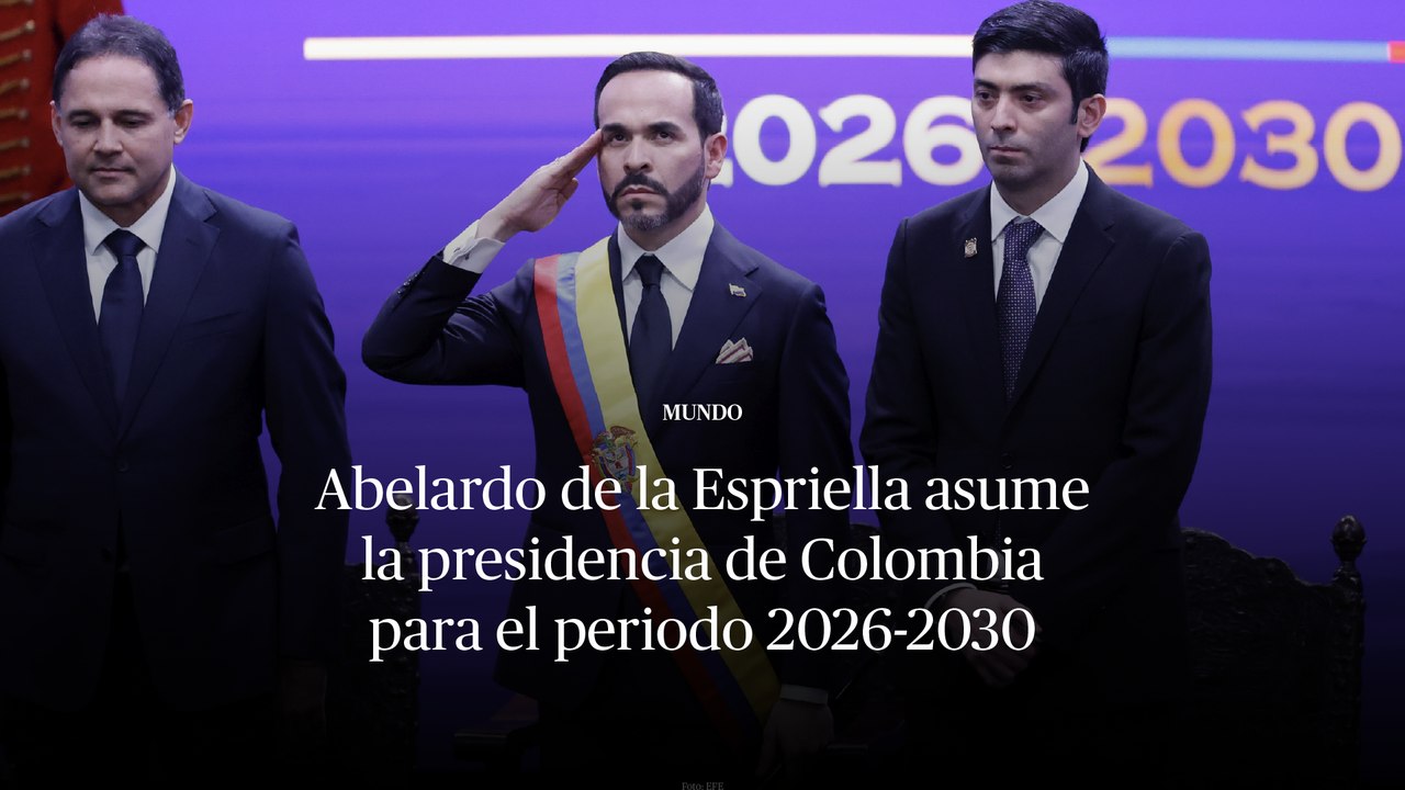 Abelardo de la Espriella asume la presidencia de Colombia para el periodo 2026-2030