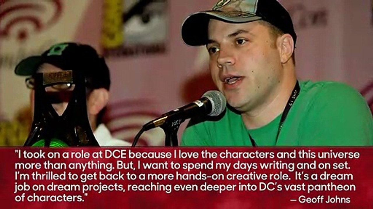 Geoff Johns Leaves DC Entertainment for Writer-Producer Deal With Warner Bros. & DC | THR News [Full Movie]