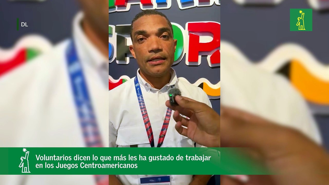 Voluntarios dicen lo que más les ha gustado de trabajar en los Juegos Centroamericanos