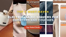 Why Everyone Is Buying Electric Fabric Shavers For Sweaters And Couches - Electric Fabric Shaver Couch Fuzz Remover Clot...