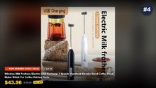 Don't Buy Electric Milk Frothers Handheld For Iced Coffee Before Watching This! - Handheld Electric Milk Frother Recharg...
