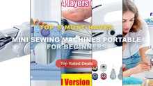 Top 5 Best Mini Sewing Machines Portable For Beginners (Must Have!) - Portable Mini Electric Sewing Machine for Beginner...