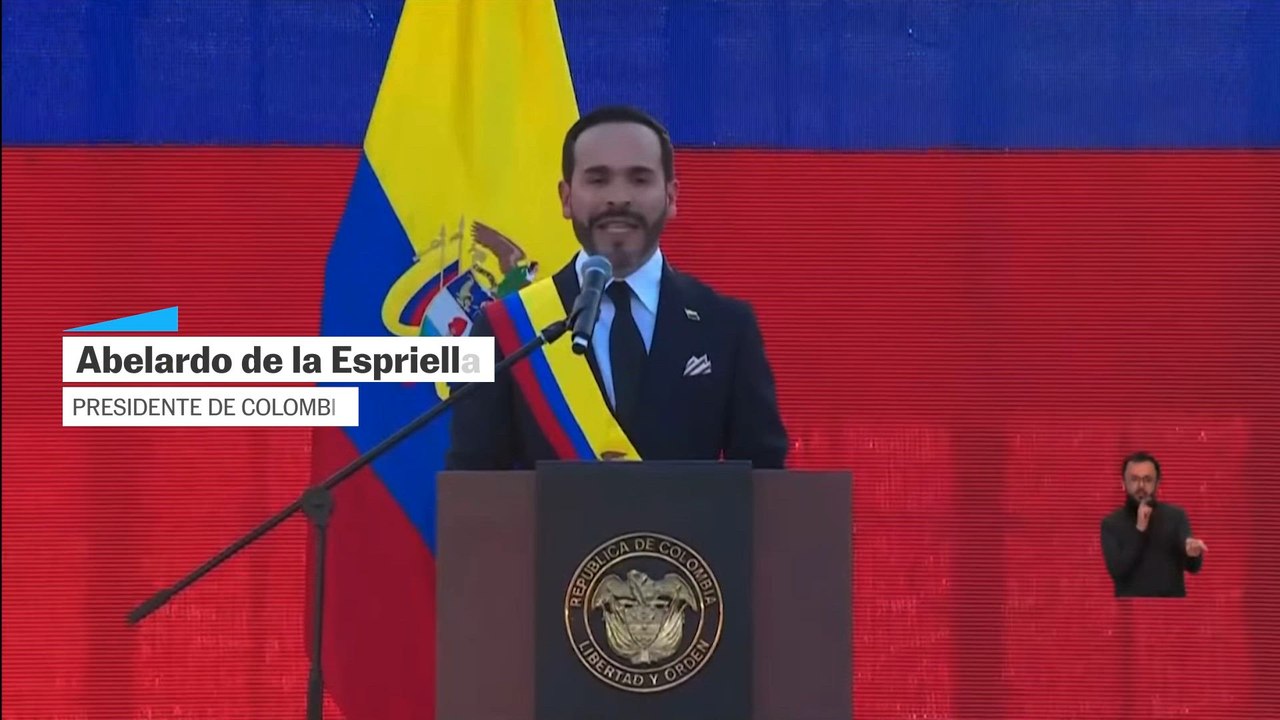 Primer discurso de Abelardo como presidente
