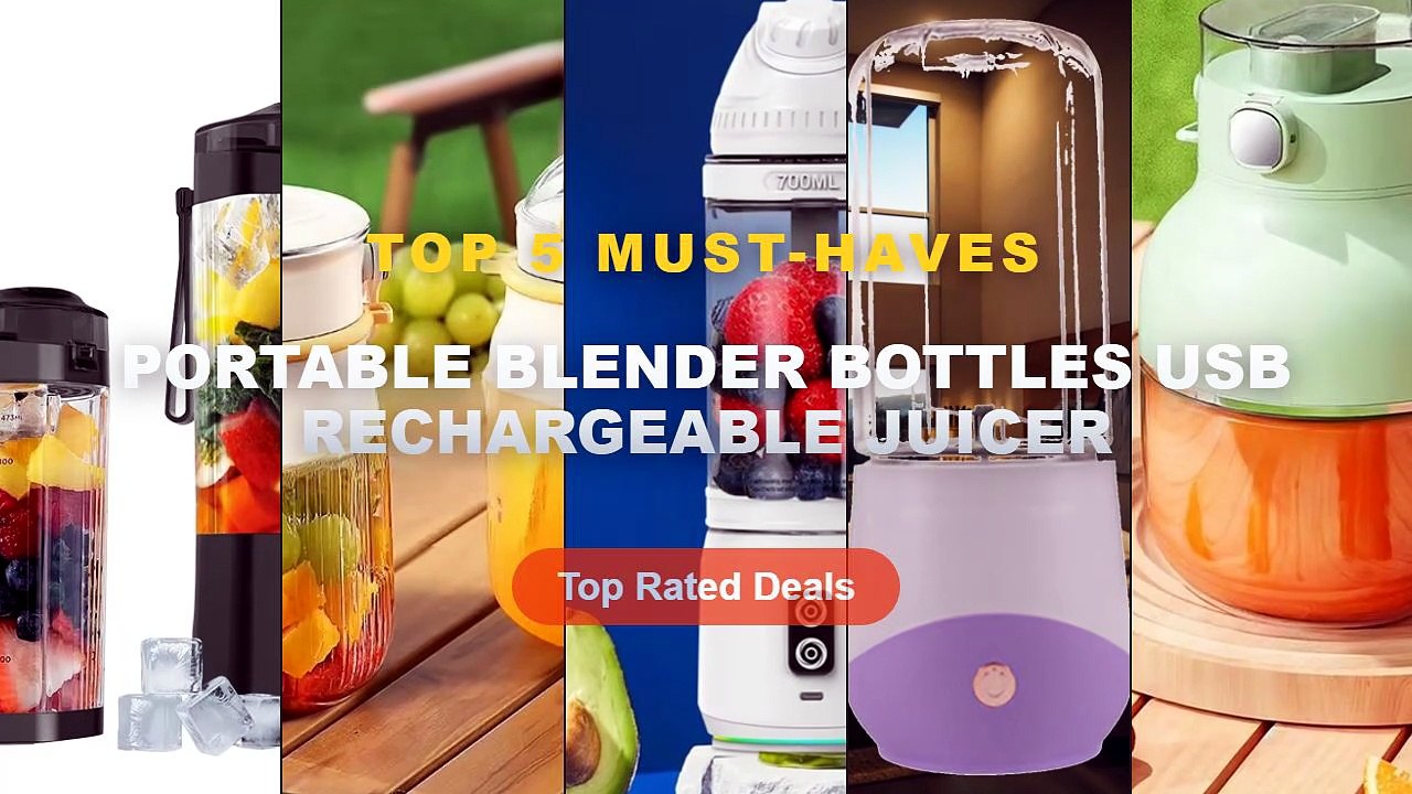 Amazing Portable Blender Bottles USB Rechargeable Juicer You Need To See - New Portable Electric Juicer Blender USB Rech...
