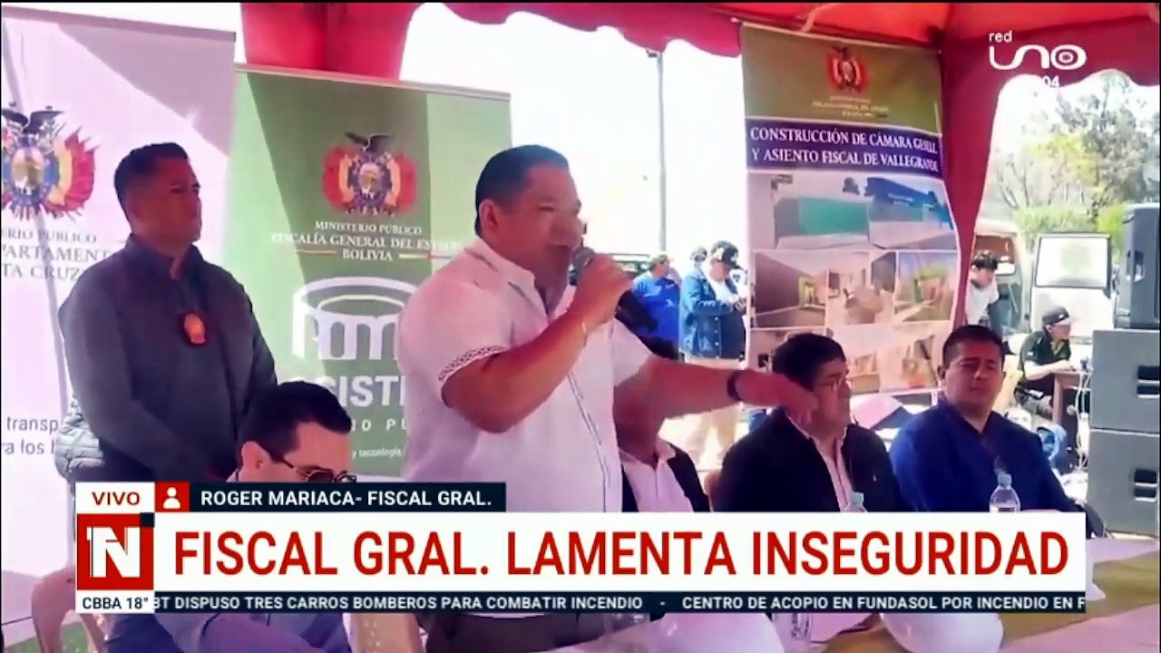 Fiscal lamenta inseguridad
