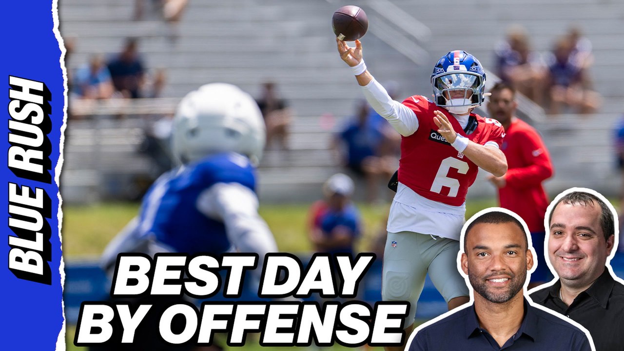 Giants Training Camp Day 10: Best Day Of Camp For Offense | Blue Rush
