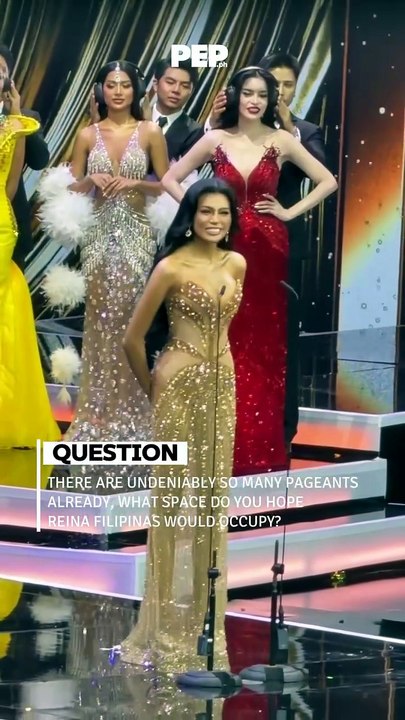 Reina Filipinas-Palawan Angelica Lopez answers the final question | #PEPCoverage