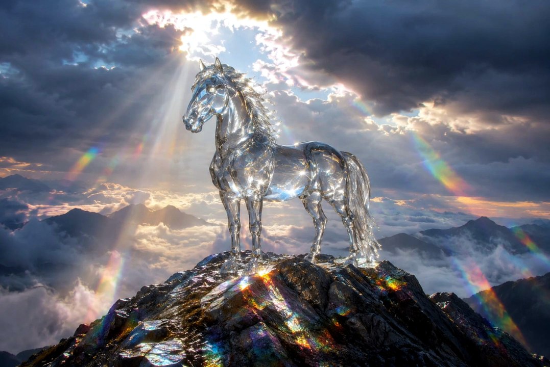 GLASS HORSE GROWS WINGS