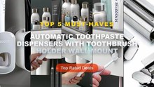 Why Everyone Is Buying Automatic Toothpaste Dispensers With Toothbrush Holder Wall Mount - Automatic Toothpaste Dispense...