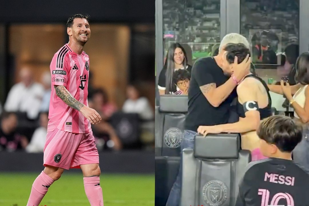 La última vez que Jorge Messi vio a Lionel Messi lanzarle su camiseta a su mamá