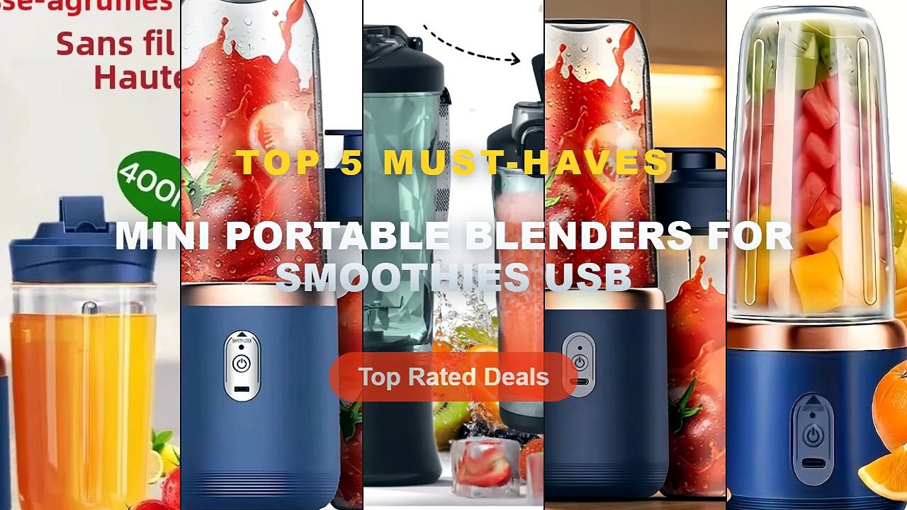 Why Everyone Is Buying Mini Portable Blenders F...