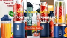 Why Everyone Is Buying Mini Portable Blenders For Smoothies USB - 400ml Portable USB Blender Electric Travel Juicer Cup ...