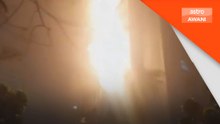Enam tingkat bangunan kerajaan Jakarta terbakar