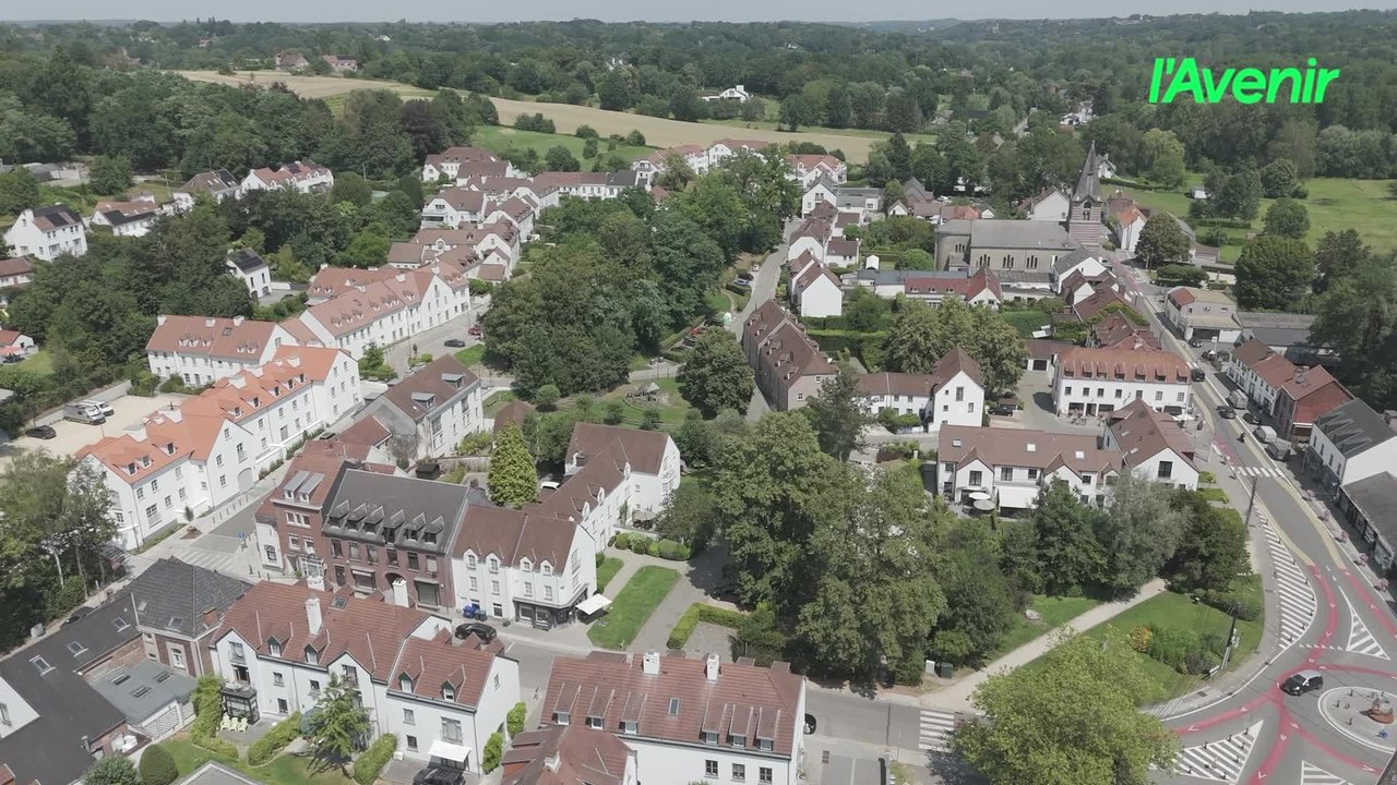 Le Brabant wallon vu du ciel : Lasne, la commune façonnée  par la rivière qui lui a donné son nom