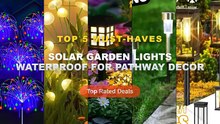 Solar Garden Lights Waterproof For Pathway Decor: Top 5 Best Sellers