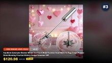 Why Everyone Is Buying Electric Milk Frothers For Coffee Lovers Handheld - 3 Whisks Electric Hanheld Milk Frother with S...